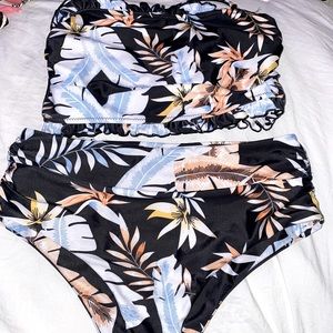 Tanking/bikini bathing suit set